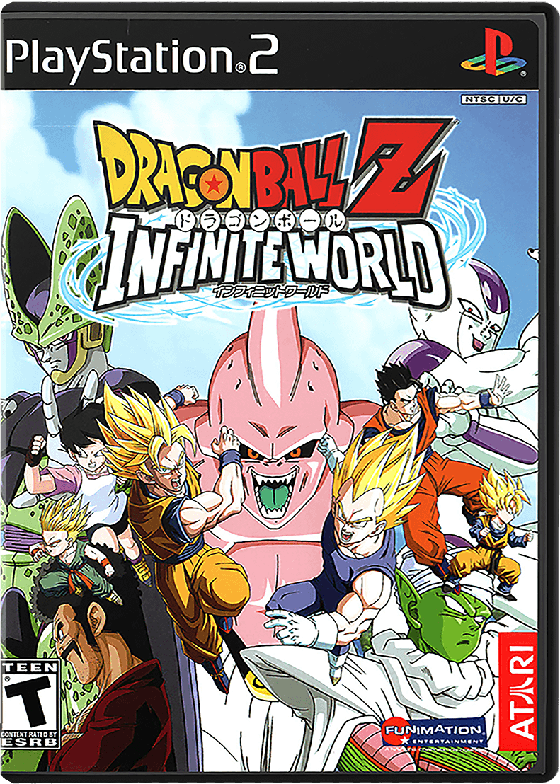 Dragon Ball Z Infinite World box art for Playstation 2